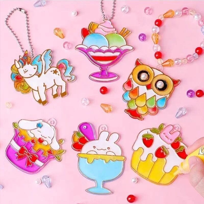 Jicheng® DIY-Kristallfarben-Kunsthandwerk-Set