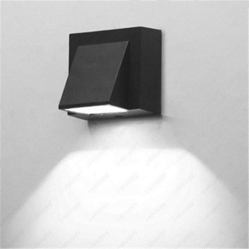 Moderne Einfache Geometrische Quadratische LED Außen Wasserdichte Wand Scone Lampe