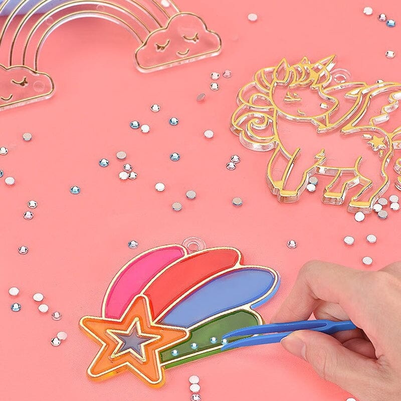 Jicheng® DIY-Kristallfarben-Kunsthandwerk-Set
