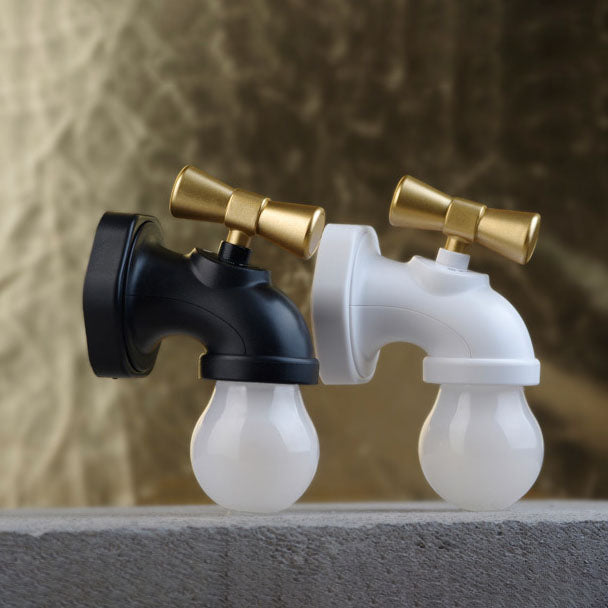 Moderne kreative Wasserhahn ABS PC USB LED Nachtlicht Wandleuchte Lampe