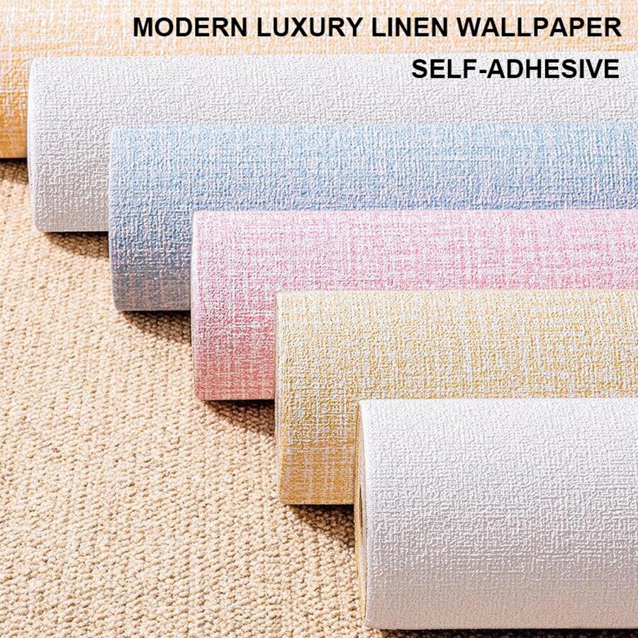 ElegantWall™ - 3D Selbstklebende Wasserdichte Leinentapete
