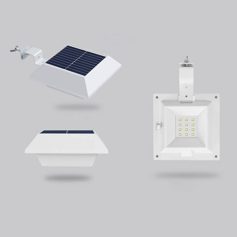 Solar UFO Form Design Zaunlicht LED Außen Wandlampe