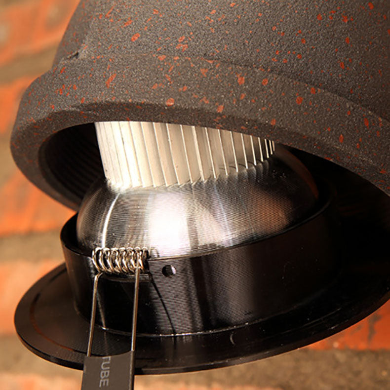 Zeitgenössische industrielle Rohr-Eisen-LED-Wandlampe für das Wohnzimmer