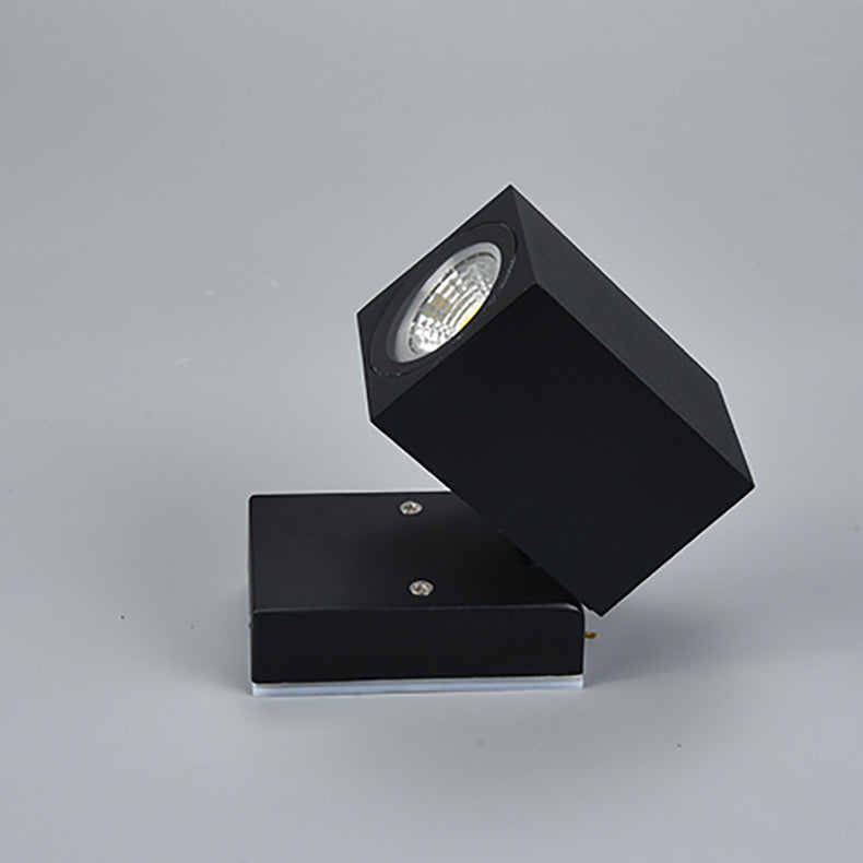 Moderne Einfachheit Waterproof verstellbare Winkel quadratische Aluminium LED Wandleuchte Lampe für outdoor Patio