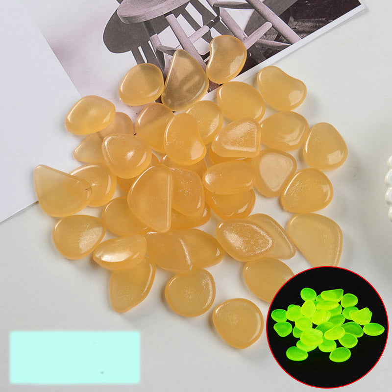(50% Rabatt) GlowStone™ - Leuchtende Gartenkiesel | Packung mit 100 Stück