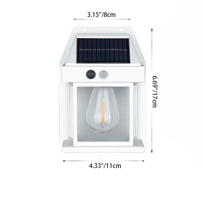 Moderne Art Deco Haus ABS LED Außen Wand Sconces Lampe Für Garten