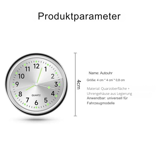 DriveTime - Mini-Auto-Leuchtuhr | 1+1 GRATIS