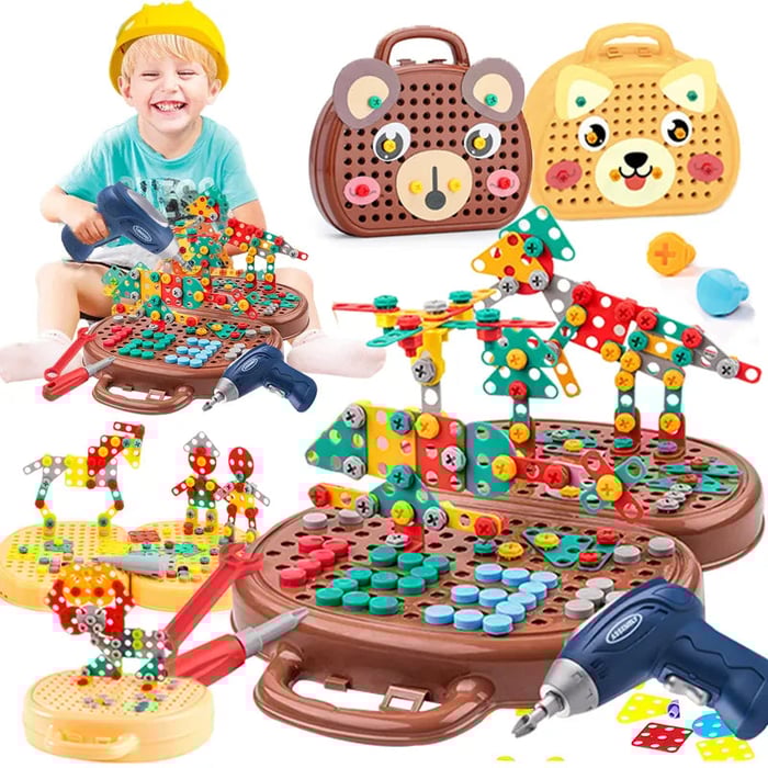 ToolTodd™ - Montessori Play Toolbox - Wecken Sie die Fantasie Ihres Kindes: Jenseits der Bildschirmzeit!