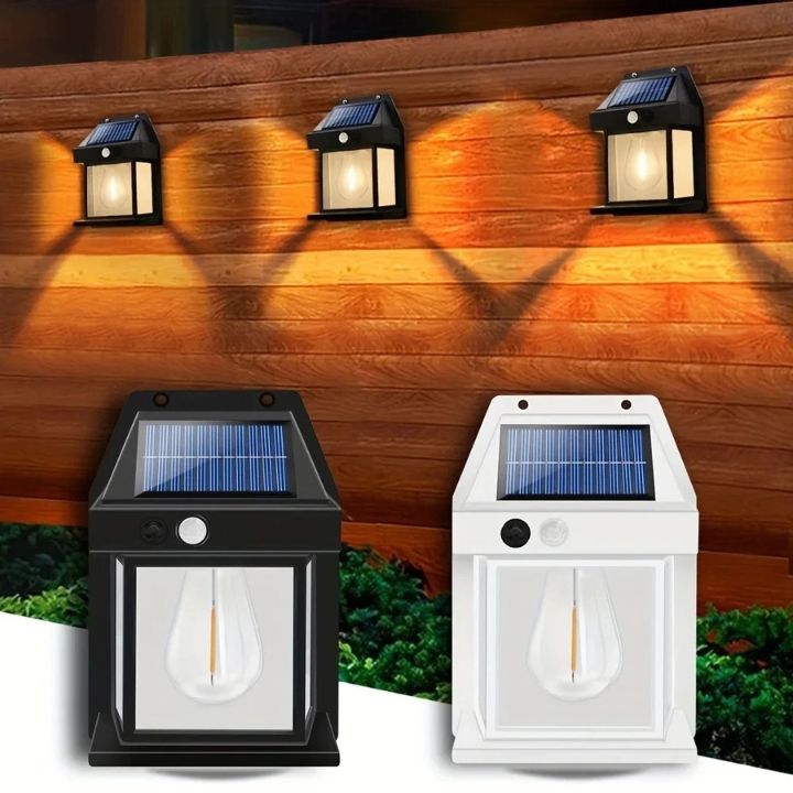 1+1 Gratis | Solar-außenwandlampe mit sensor