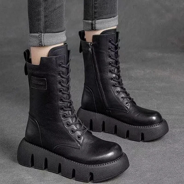Retina Leder Schneestiefel™ - Unsere Meisterwerke der Wärme