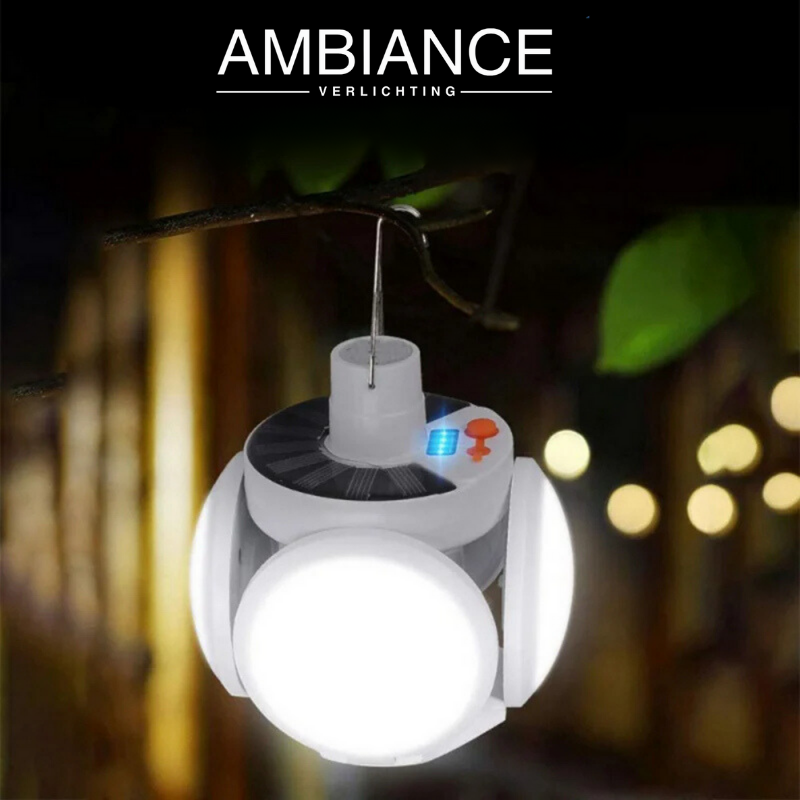 EcoGlow - LED Solar-Außenlampe | 50% RABATT