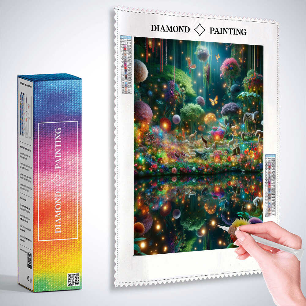 2+1 gratis! | Diamond Painting - Zauberwald der Träume
