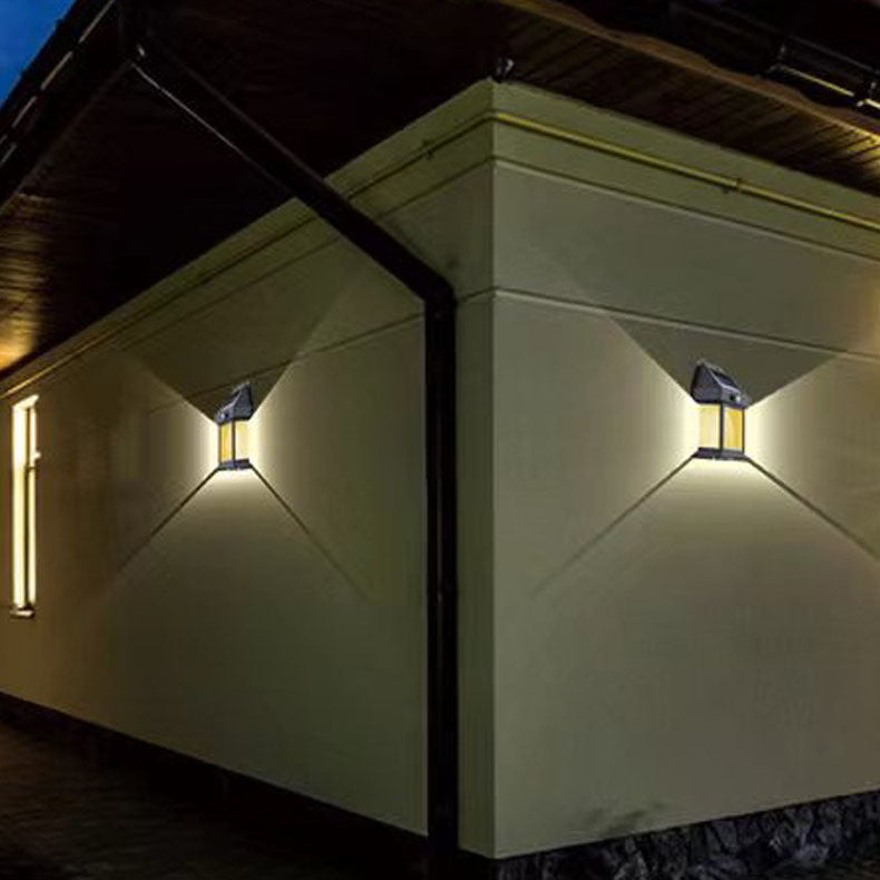 Moderne Art Deco Haus ABS LED Außen Wand Sconces Lampe Für Garten