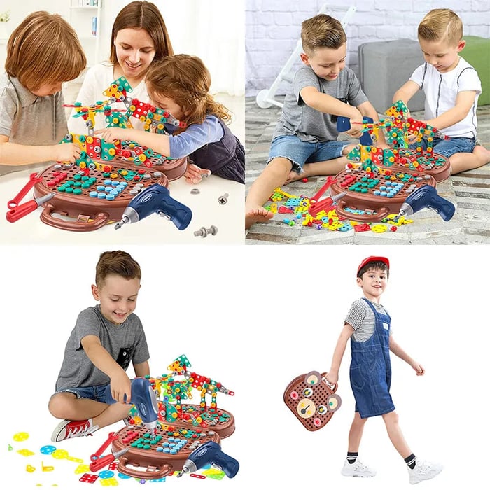 ToolTodd™ - Montessori Play Toolbox - Wecken Sie die Fantasie Ihres Kindes: Jenseits der Bildschirmzeit!