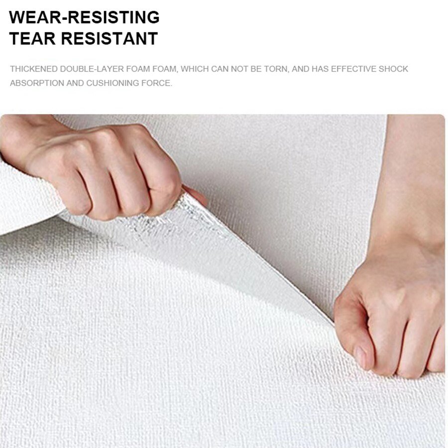 ElegantWall™ - 3D Selbstklebende Wasserdichte Leinentapete