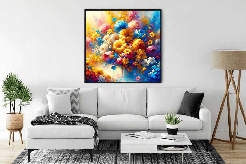 2+1 gratis! | Diamond Painting - Sommerblumenstrauß