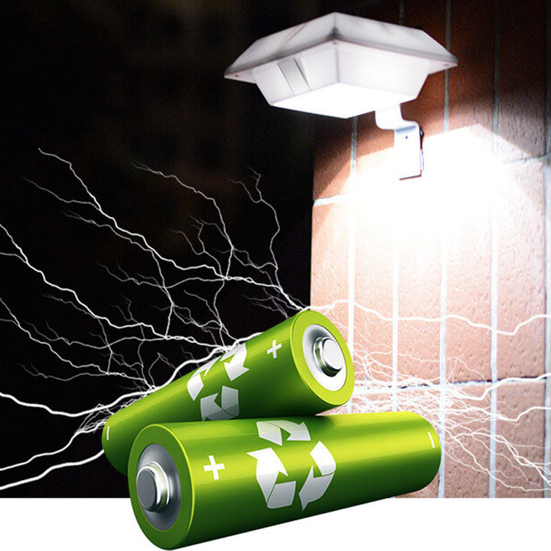Solar UFO Form Design Zaunlicht LED Außen Wandlampe