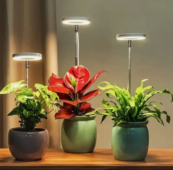 Pflanzenlampe mit Vollspektrum und verstellbarem Ständer