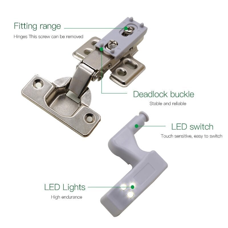 GloHinge™ - Automatic LED Light for Cabinets