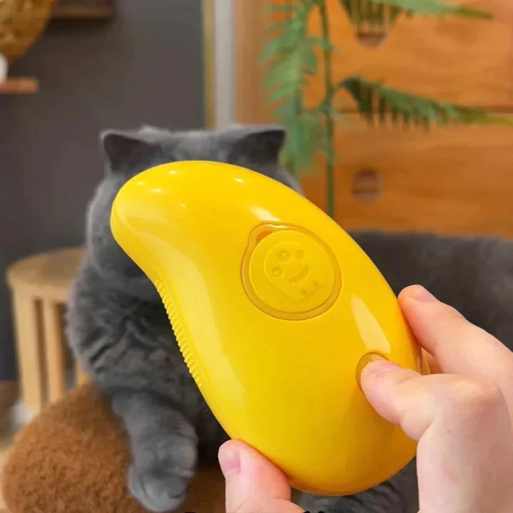 CleanBrush™ - 3-in-1 dampfende Katzenbürste
