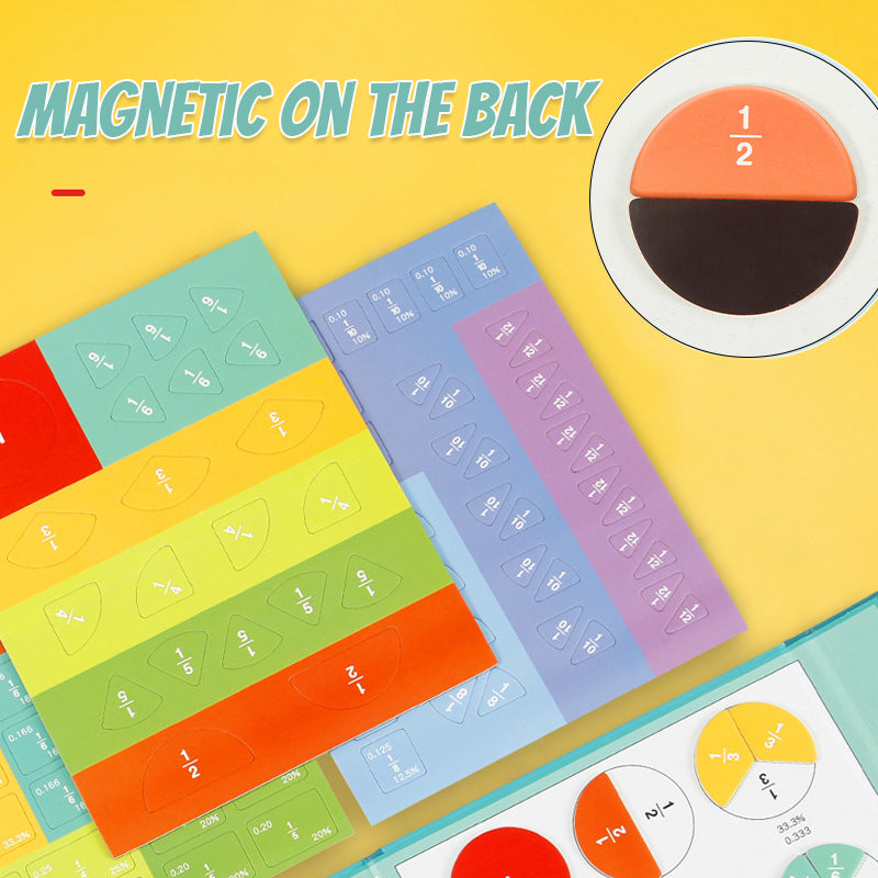 MatheKid™ - Magnetic Fraction Educational Puzzle - Lernen Sie Mathe auf spielerische Art!