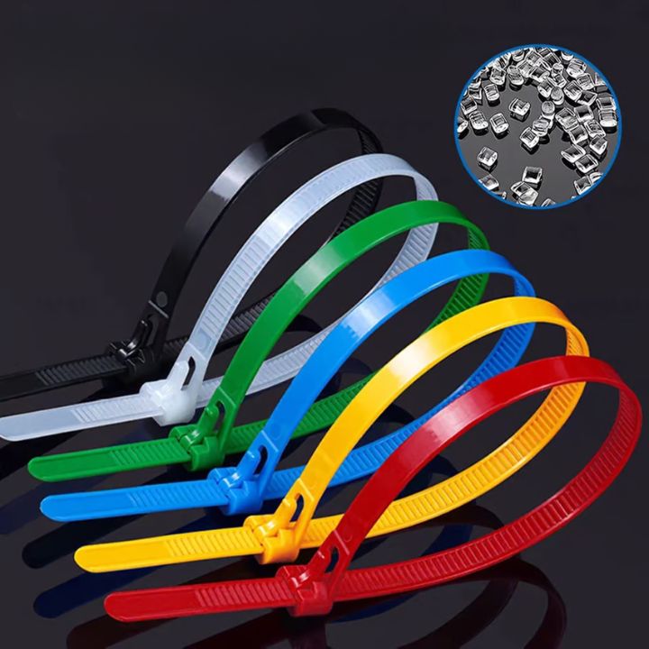 Elastische Nylon-Kabelbinder 🎁 100 (Stück)