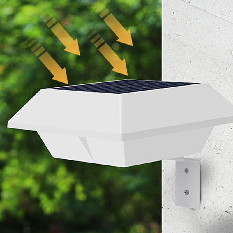 Solar UFO Form Design Zaunlicht LED Außen Wandlampe
