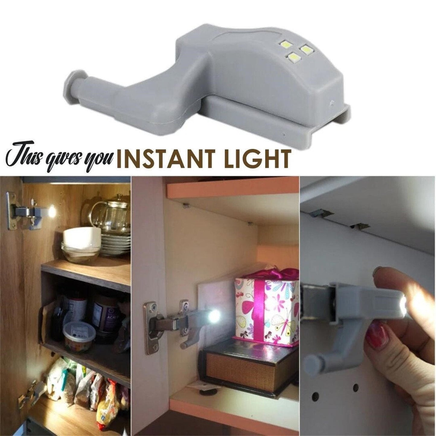 GloHinge™ - Automatic LED Light for Cabinets