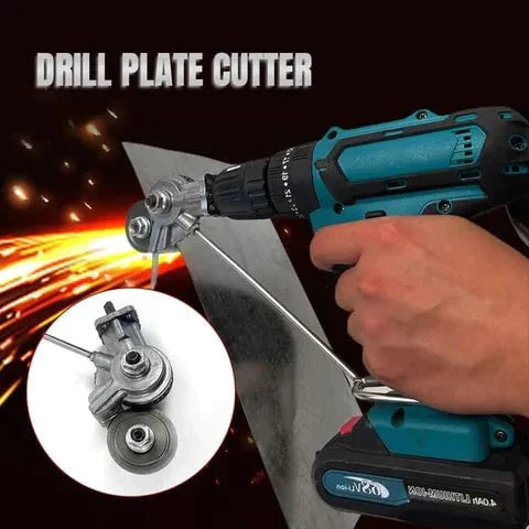 MetalCut Pro - Elektrischer Bohrscherenaufsatz | 50% RABATT