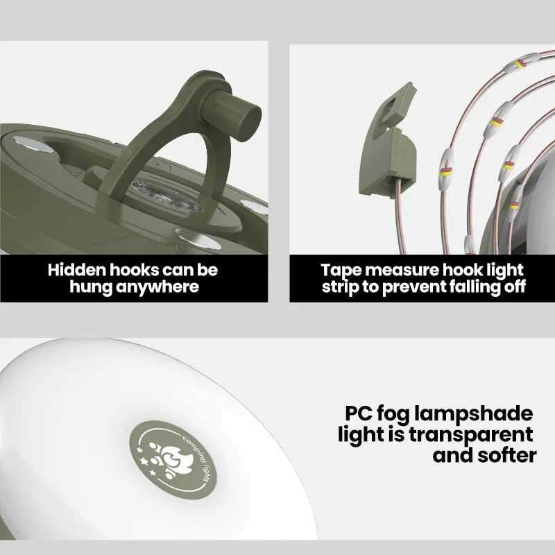 HydroLights™ - Wasserdichte, tragbare Lagerleuchte für draußen
