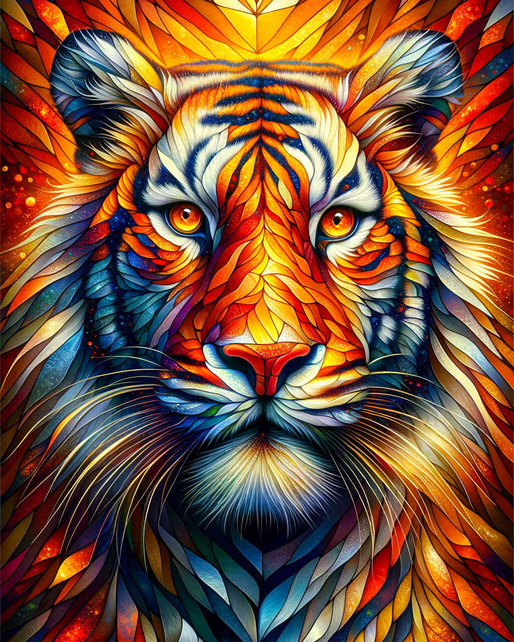2+1 gratis! | Diamond Painting - Tiger Ruf