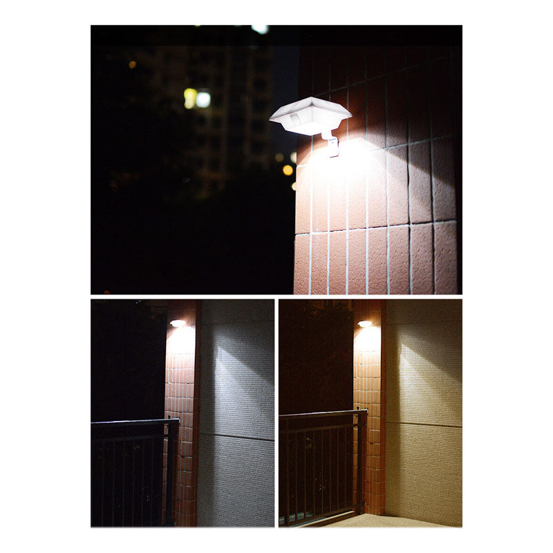 Solar UFO Form Design Zaunlicht LED Außen Wandlampe