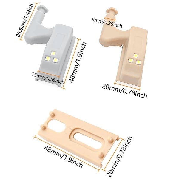GloHinge™ - Automatic LED Light for Cabinets