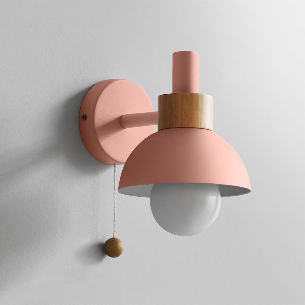 Licht - LED-Wandleuchte im Morandi-Stil aus nordischem Metall mit Schalter