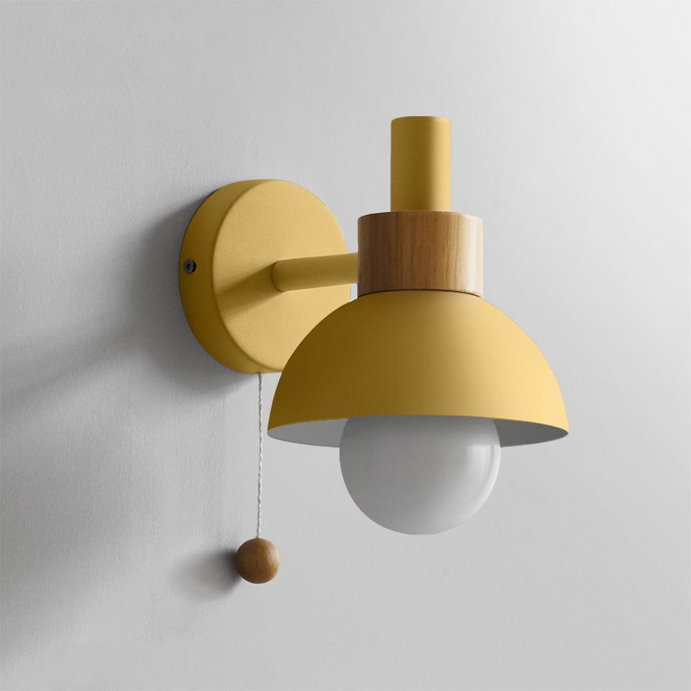 Licht - LED-Wandleuchte im Morandi-Stil aus nordischem Metall mit Schalter