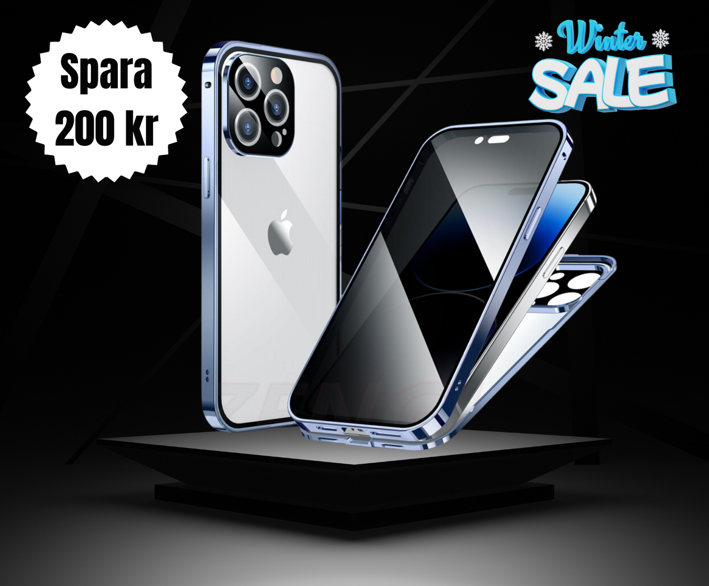 PrivateCase - iPhone-Schutzhülle mit privatem Bildschirmschutz | 50% RABATT