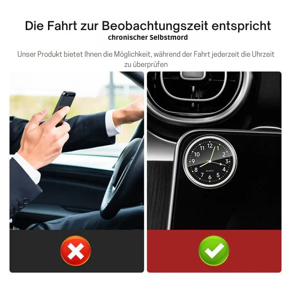 DriveTime - Mini-Auto-Leuchtuhr | 1+1 GRATIS