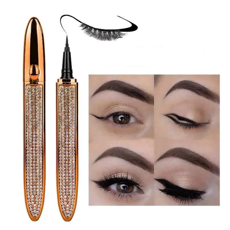 EyeFlex™ Selbstklebender Eyeliner-Stift - Kein Kleber oder Magnete erforderlich! (1+1 GRATIS)