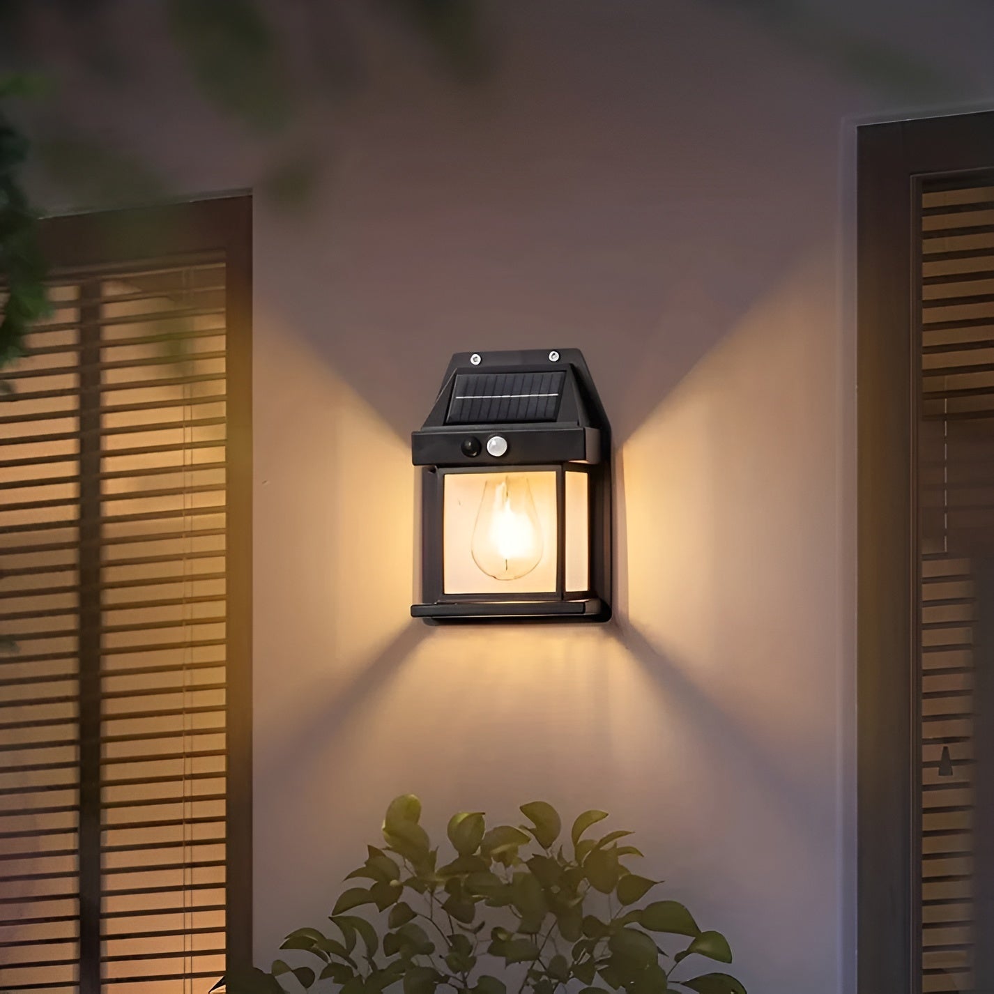 Luminex - Moderne Solar-Wandleuchten mit Bewegungsmelder