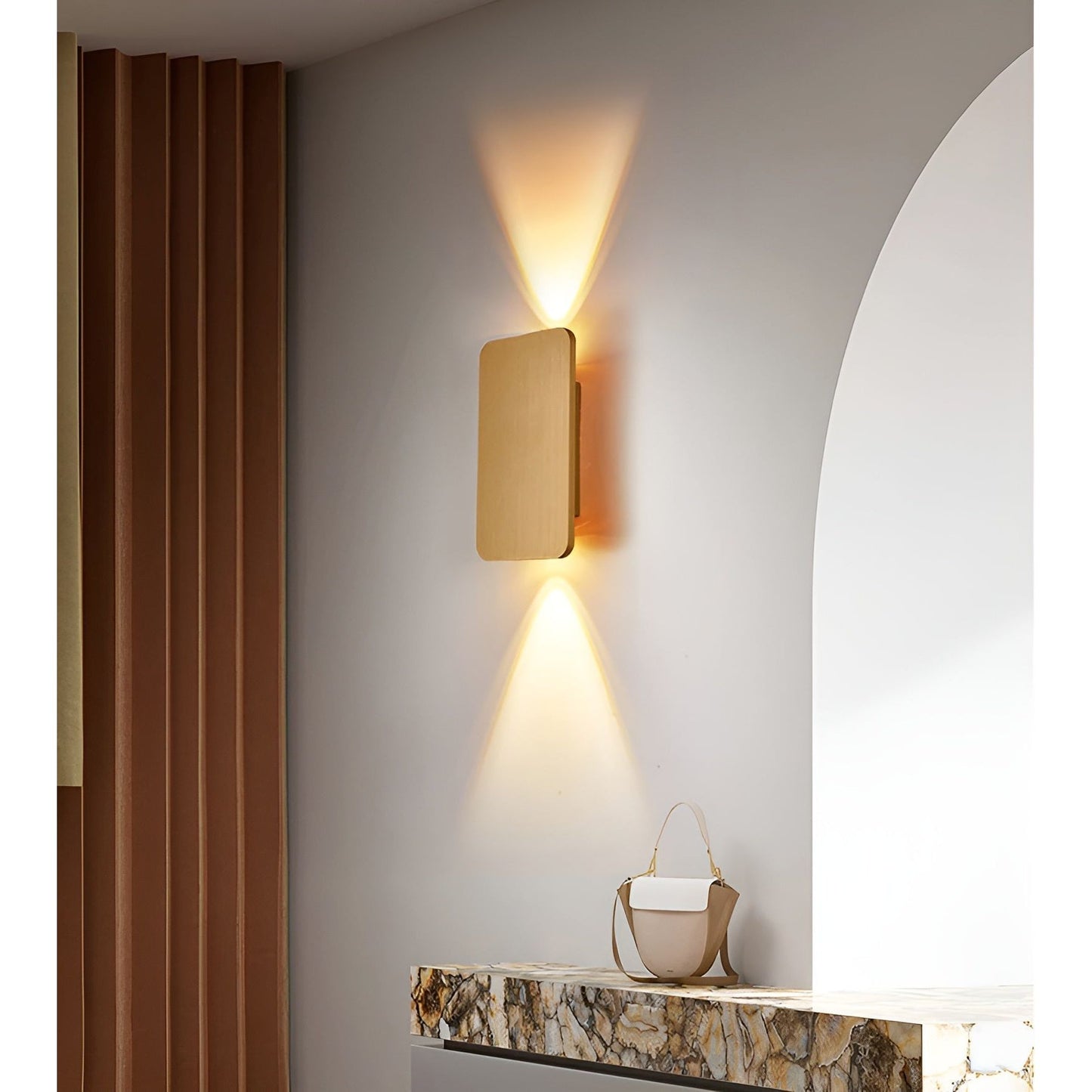 Licht - Moderne rechteckige LED-Treppenhausleuchte