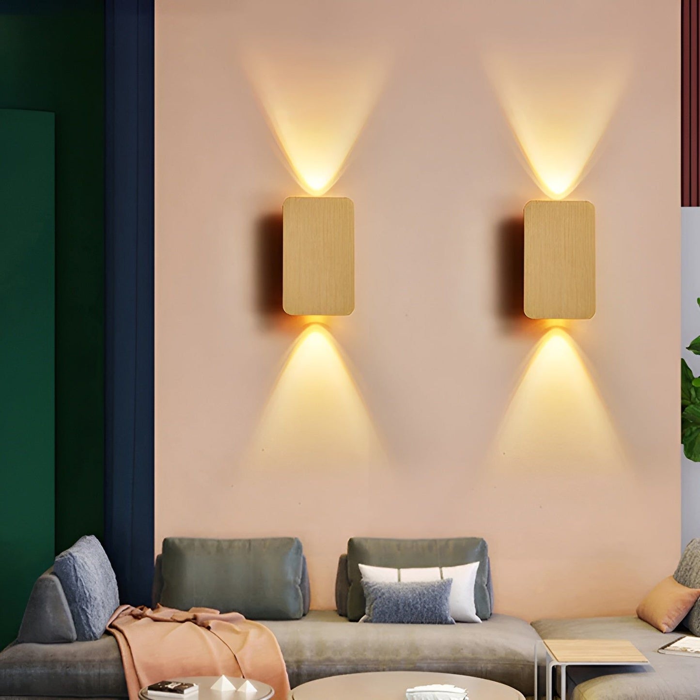 Licht - Moderne rechteckige LED-Treppenhausleuchte