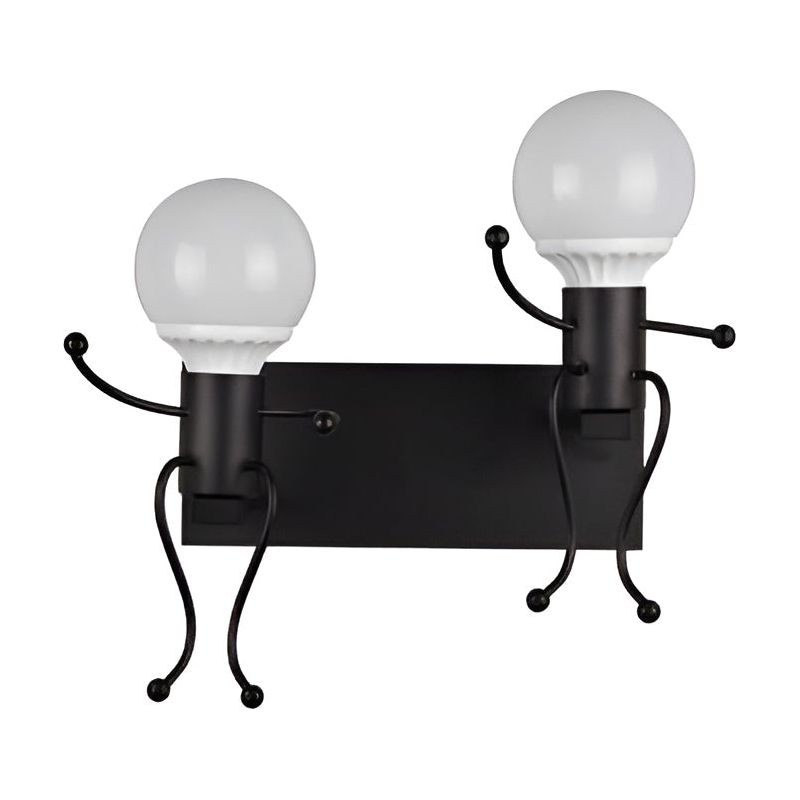 Lampe - Kreative Künstlerische Eisen-Wandlampe