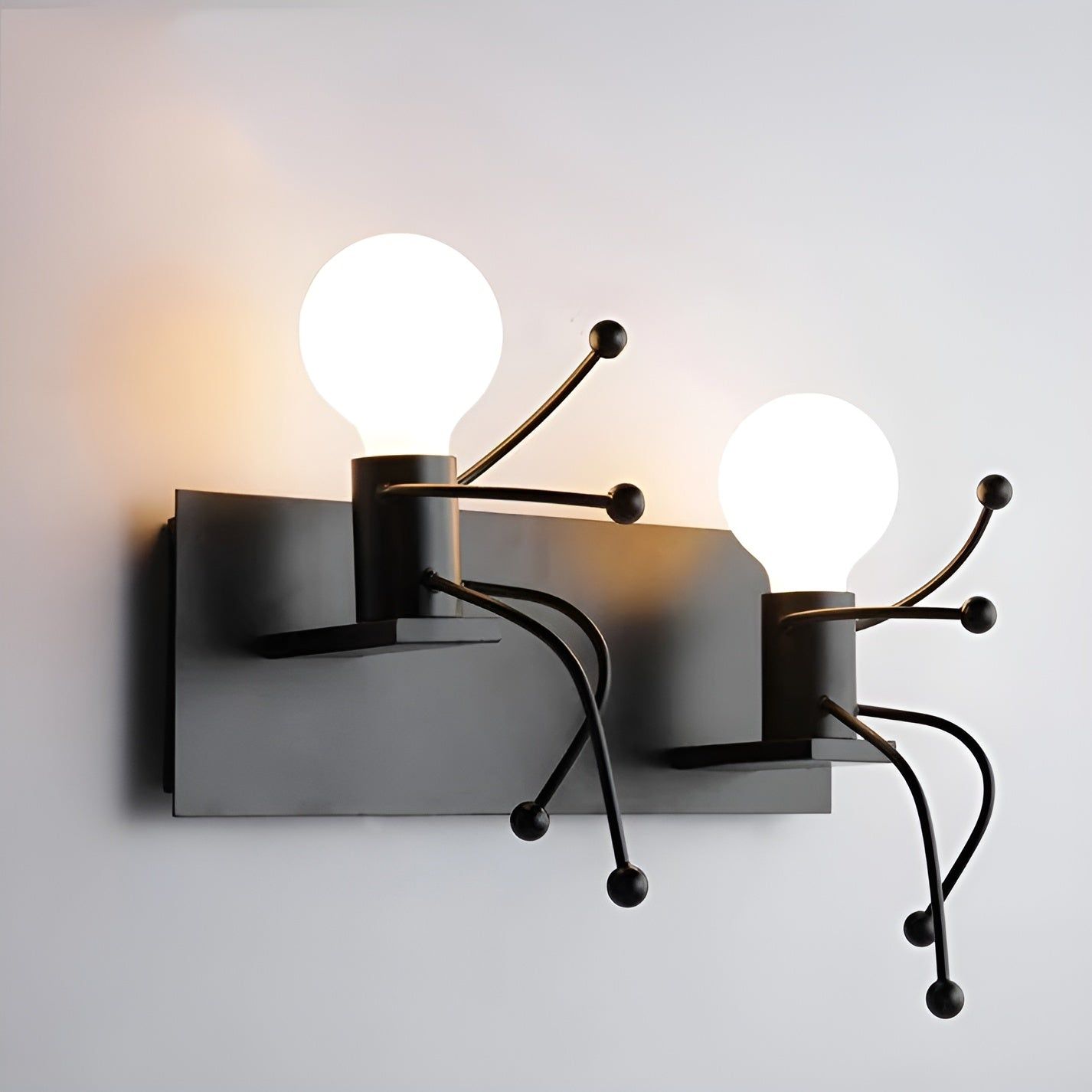 Lampe - Kreative Künstlerische Eisen-Wandlampe