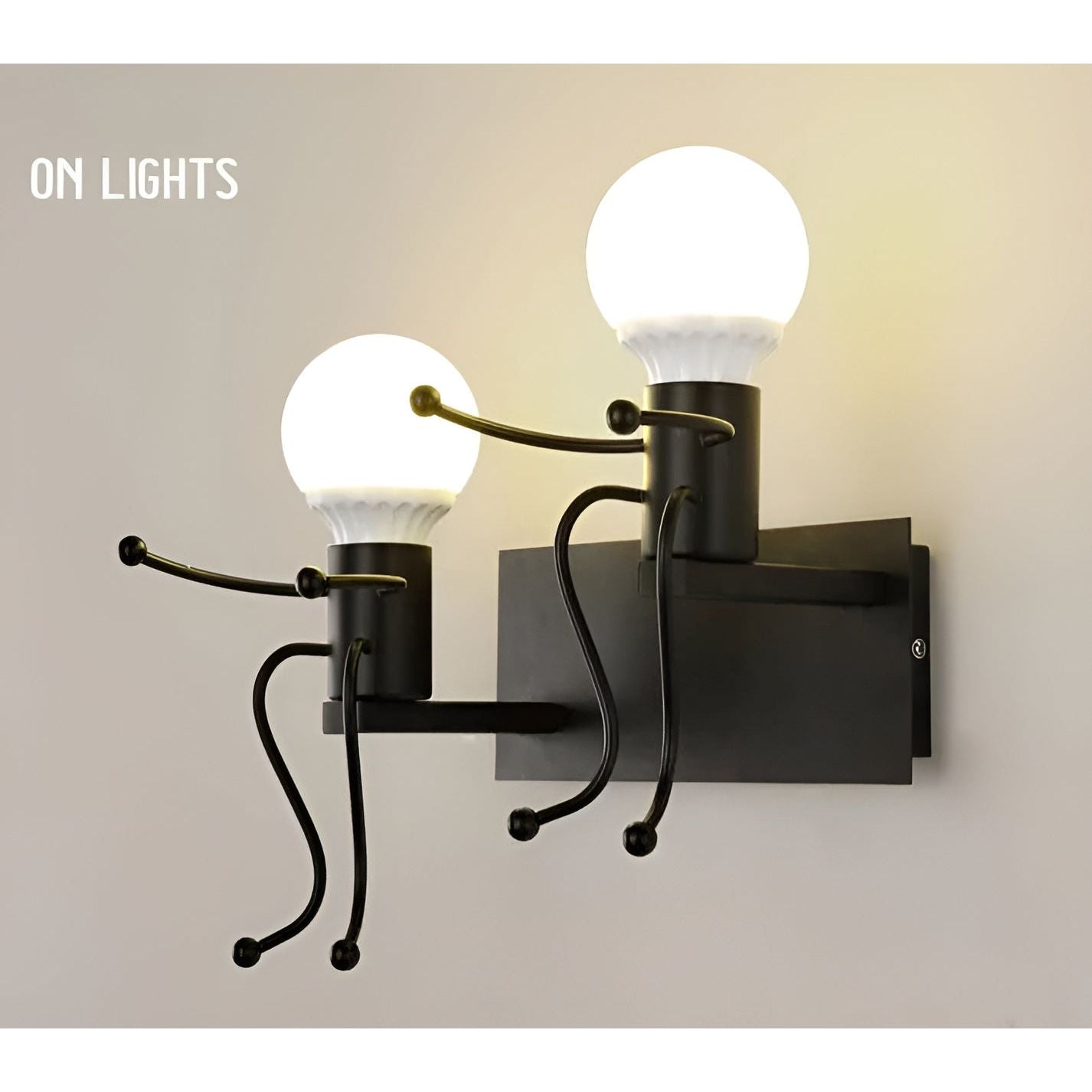 Lampe - Kreative Künstlerische Eisen-Wandlampe