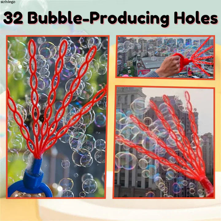 OverBubbles™ Lächelndes Gesicht Seifenblasenstab | 1 + 1 Gratis