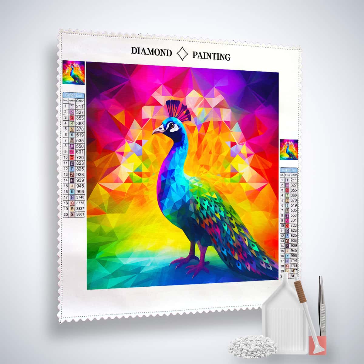 2+1 gratis! | AB Diamond Painting - Diamant Pfau
