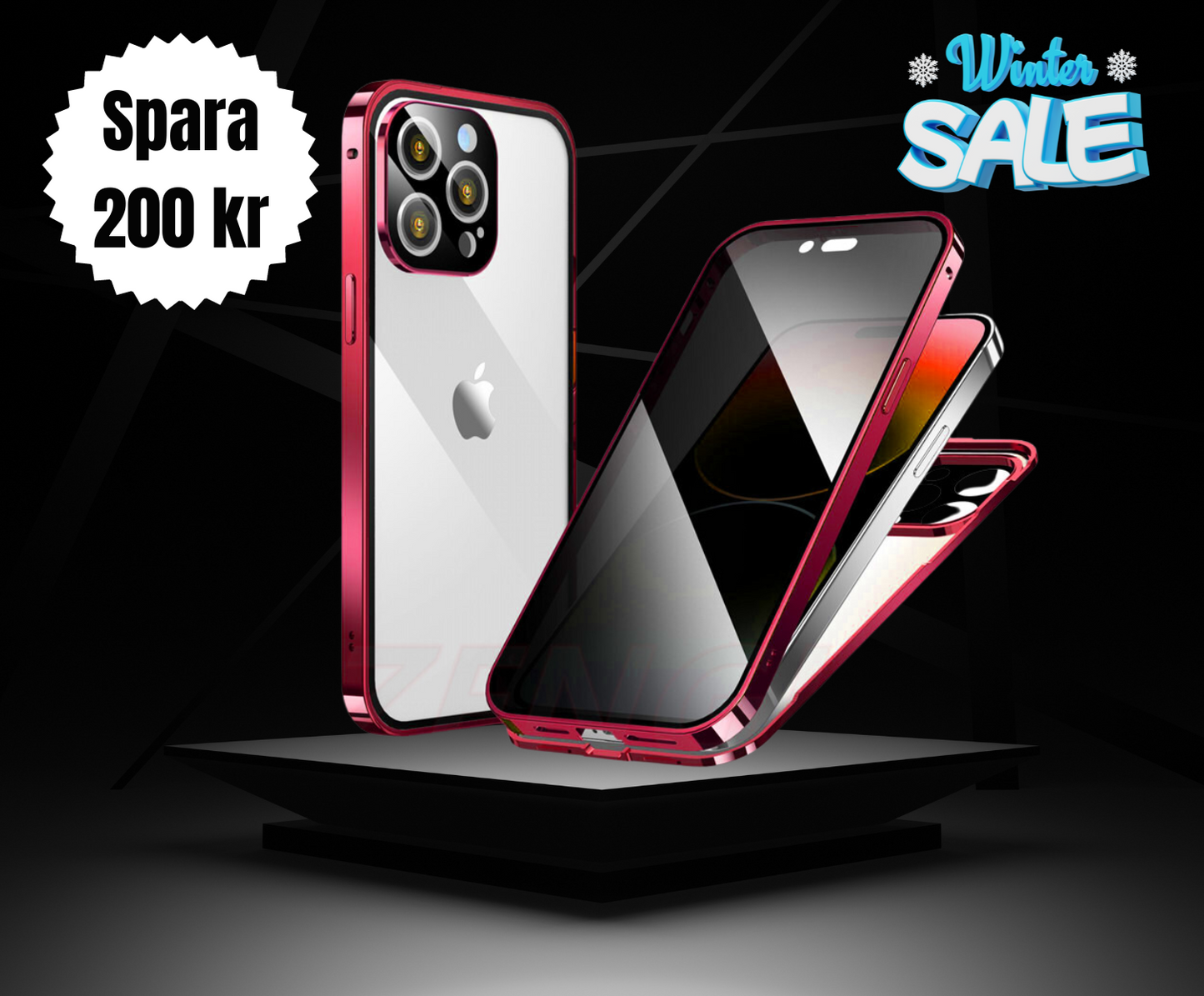 PrivateCase - iPhone-Schutzhülle mit privatem Bildschirmschutz | 50% RABATT