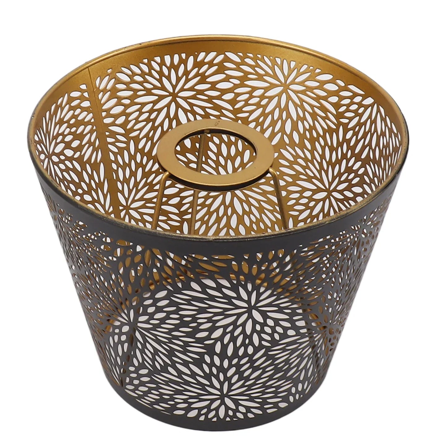 ForestGlow | Metalllampenschirm mit goldenen Muster