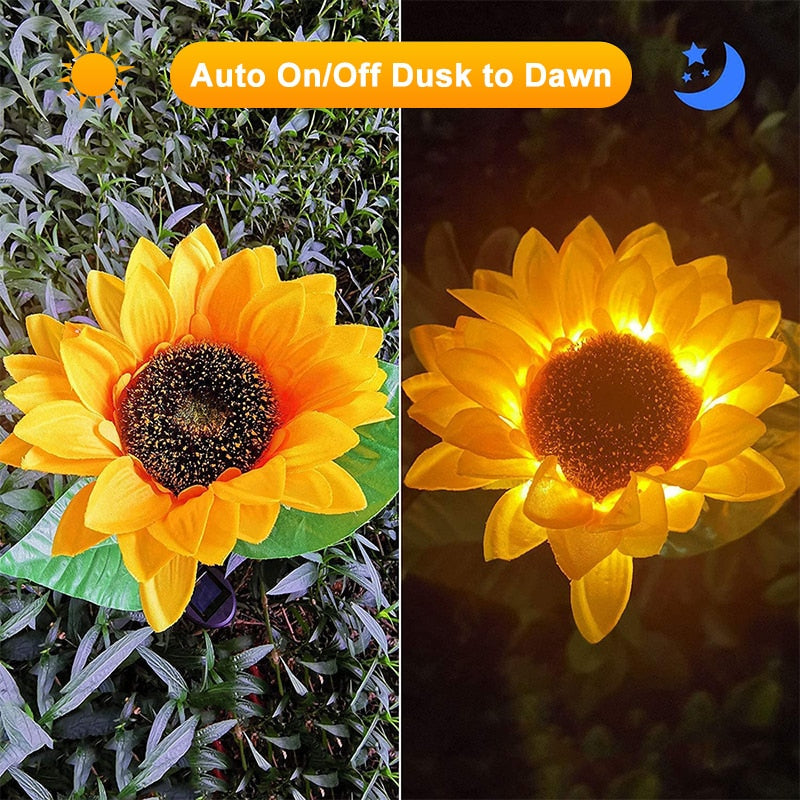 SolarSunflowerLights™ - Machen Sie Ihren Garten attraktiver【Letzter tag Rabatt】