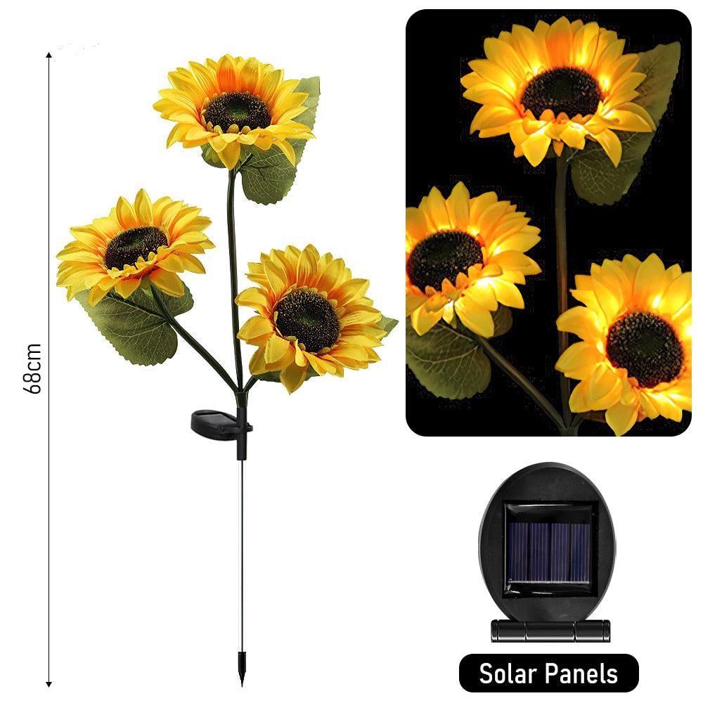 SolarSunflowerLights™ - Machen Sie Ihren Garten attraktiver【Letzter tag Rabatt】